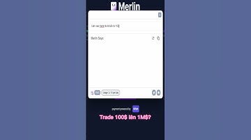 Hỏi ChatGPT Cách Trade 100$ lên 1M$.! #shorts