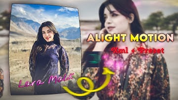 Ve haaniya || Ae inspired Xml Preset || Alight Motion New Preset by @TheEditz663 #xml #theeditz