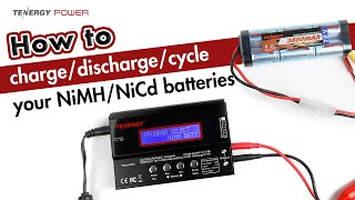 How to charge and discharge NiMH/NiCd (115 cells) battery packs with Tenergy's TB6B