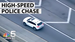 Full Video: Police Chase Follows Lawndale Shooting | NBC Chicago