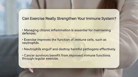 Can Exercise Really Strengthen Your Immune System? - All About the Immune System