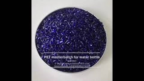 PET color masterbatch