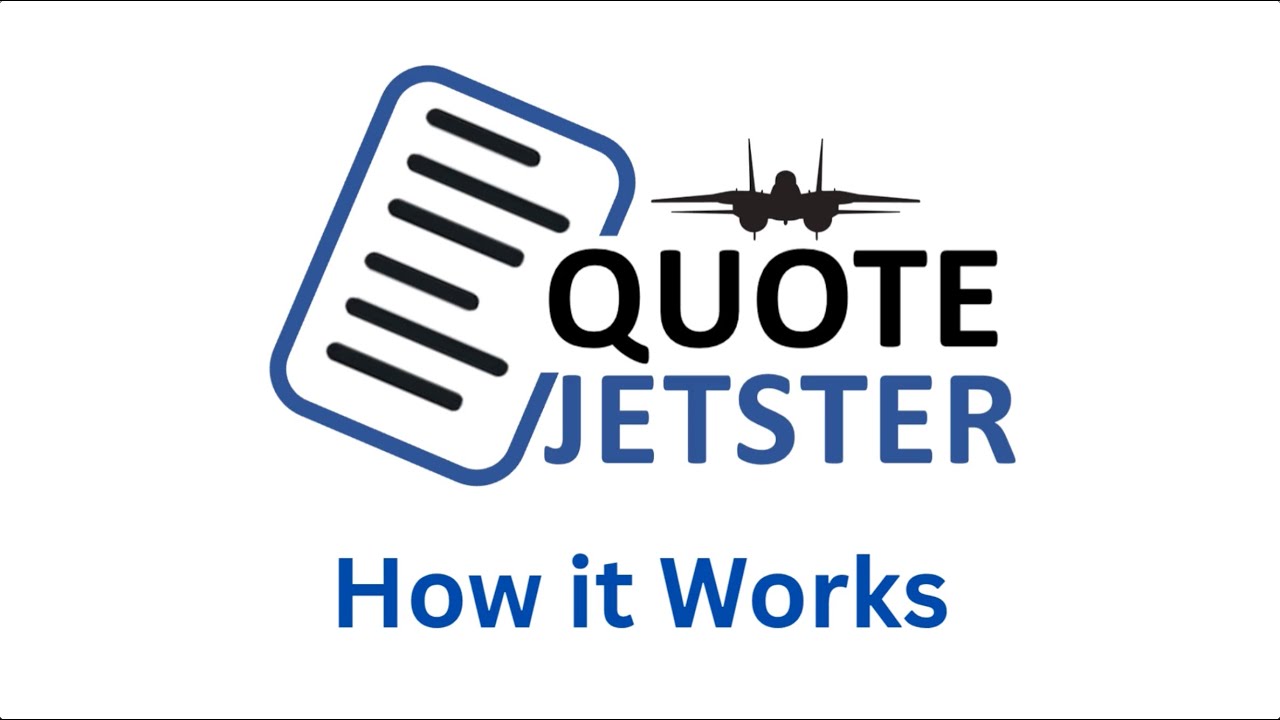 Quote Jetster Introduction - Work Quotes and CRM Made Simple