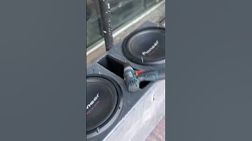 Thumbnail of Pioneer champion series subwoofer, Pioneer subwoofer bass test #subwoofer