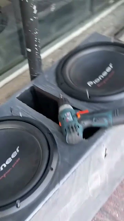 Pioneer champion series subwoofer, Pioneer subwoofer bass test #subwoofer