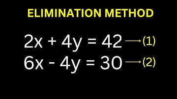 👍Solving Simultaneous Equation By Elimination Method | Grade 9 Math  | Quick Trick...
