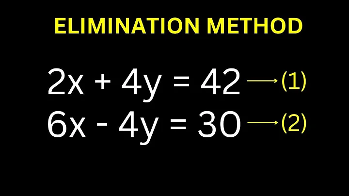 👍Solving Simultaneous Equation By Elimination Method | Grade 9 Math  | Quick Trick...
