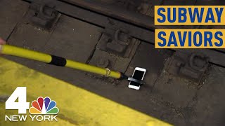 Subway Saviors: Meet The MTA Crew Rescuing Your Dropped IPhones | NBC New York Subway Saviors: Meet The MTA Crew Rescuing Your Dropped IPhones | NBC New York