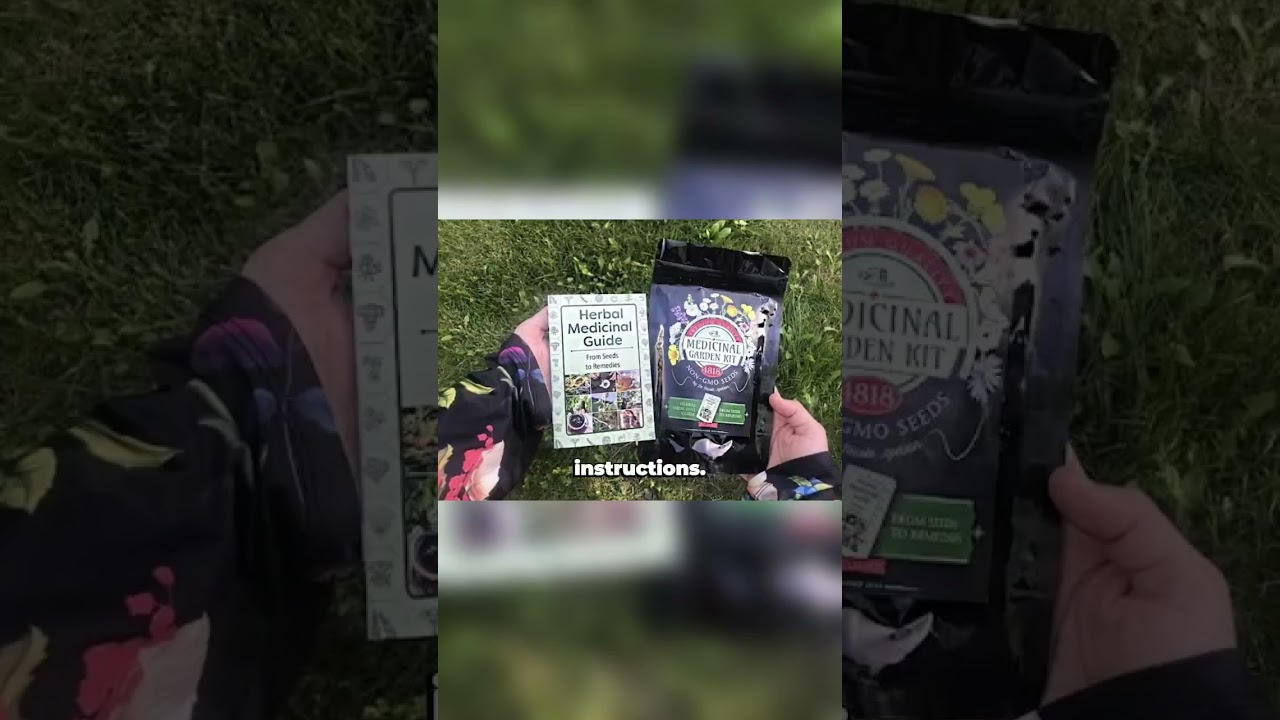 🌿 Medicinal Garden Kit – BRAND NEW! | Grow Your Own Healing Herbs at Home