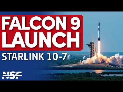 SpaceX Falcon 9 Launches Starlink 10-7