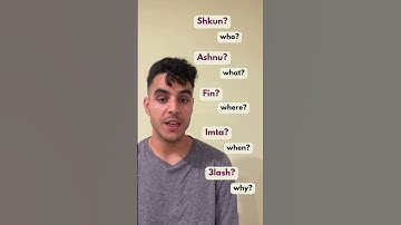 WH Questions in Moroccan Darija | How to Ask Who, What, Where, When, Why & How in Moroccan Arabic 🇲🇦