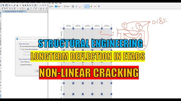 Long-Term Deflection Analysis in ETABS