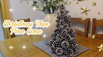 DIY Christmas Tree Pine Cones | Pine Cone Christmas Tree | Pine Cone Crafts
