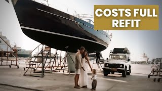 THE COSTS of our REFIT 😱 Full Refit Beneteau 57 teak deck, Raymarine instruments, lithium batteries screenshot 5