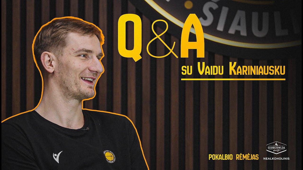 Pasaulį sudrebinusi akistata prieš JAV ir legendinės „Šiaulių“ kovos | Q&A su Vaidu Kariniausku