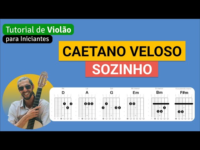 Aprenda 14 cifras simplificadas de Caetano Veloso no violão