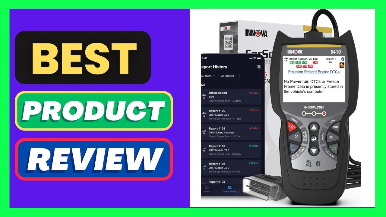 Innova 5410 All-System OBD2 Scanner Diagnostic Tool for Cars