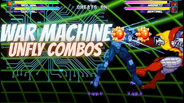 MvC2 -  War Machine Unfly Combos