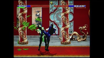 ICE VS ACID: Sub-Zero vs Reptile | Classic Ninja Showdown in Mortal Kombat 3 (UMK3)!