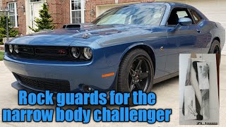 Installing ZL1 Addons deluxe rock guards on a dodge challenger
