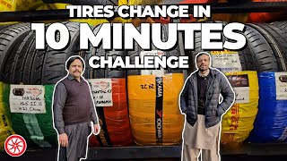 10 minute tire change challenge