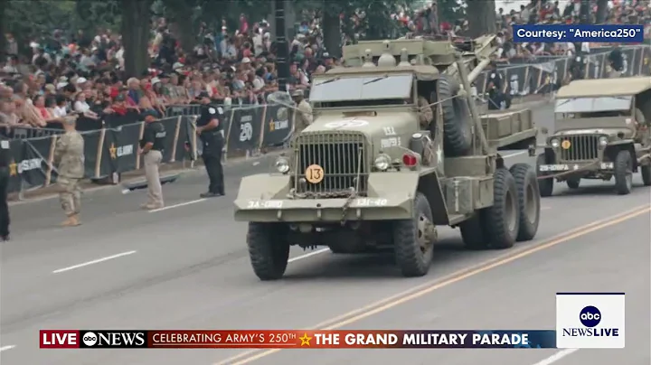 Washington D.C. military parade is estimated to cost up to $45 million as tanks hit the streets