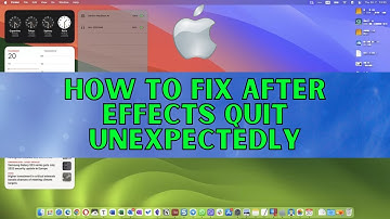 How To Fix After Effects Quit Unexpectedly On MacOS (2025)