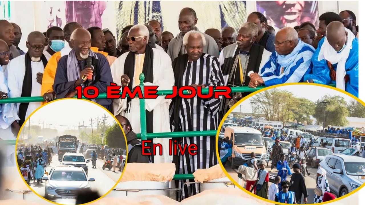 🛑🛑EN DIRECT 10 EME JOUR ndogou khalif général des baye fall  1447H -2026 RAMADAN