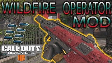 SPITFIRE OPERATOR MOD! WILDFIRE🔥🔥 Fastest gun in BO4