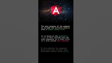 What is Webpack Angular?#shorts #angular #typescript #javascript #webpack #interviewtips #coding