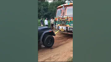 Mahindra Thar Tochan Tata Truck 🚚