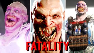 Mortal Kombat 1 All Fatalities on Baraka with Random Skins