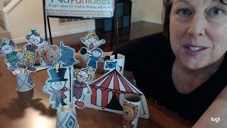 Lets Go To The Circus Join Me For This Craft Tutorial On Making A Circus Pals Playset.