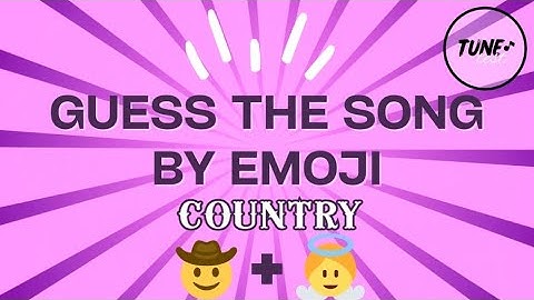 TuneTest🎵|Country Music Quiz|Guess the Song by Emoji 😊|20 Songs🎶