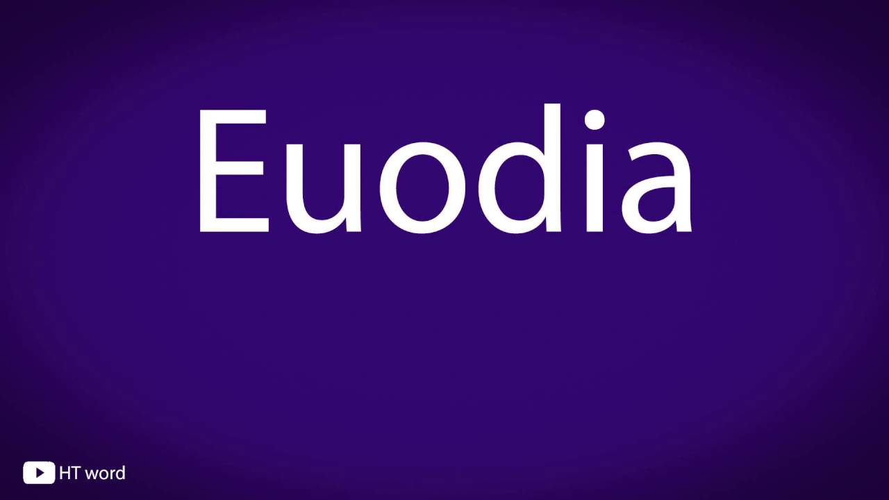 How to pronounce Euodia - YouTube