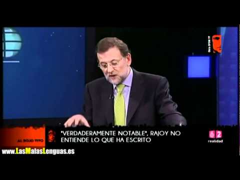 Pillada: El montaje de Pedro.J donde Mariano Rajoy...