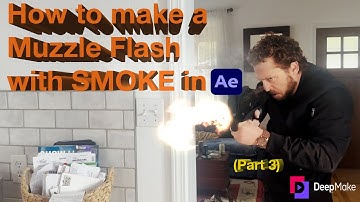 How to Make a Muzzle Flash with SMOKE in After Effects (Smoke only)