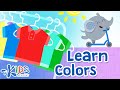Apprenez les couleurs pour les enfants les toutpetits et les bbs rouge bleu jaune vert or