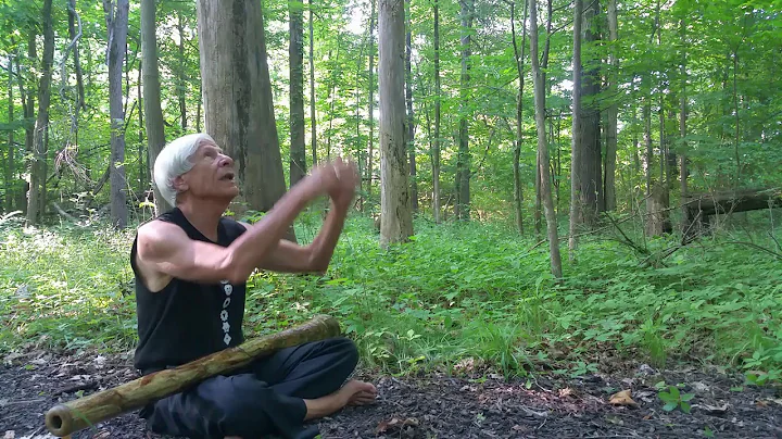 Meditation in the woods featuring John Sanner.