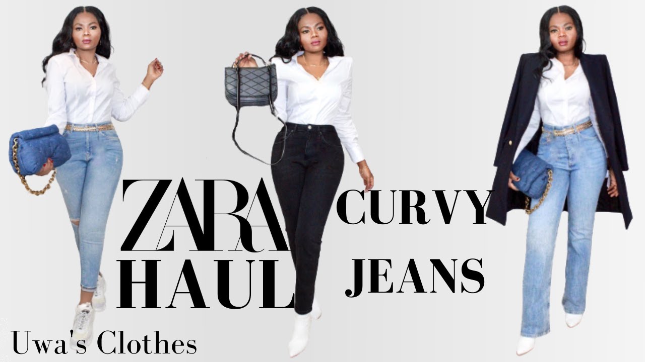 ZARA HAUL 2021 Try-ON *NEW IN* | ZARA Denim | Elegant Pieces | Curvy Jeans  | Uwa's Clothes - YouTube