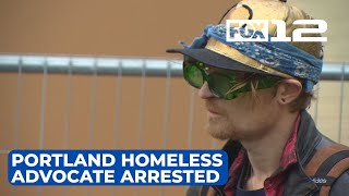 Portland homeless advocate arrested on theft charges