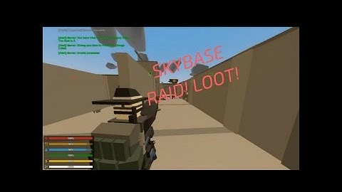 Unturned SkyBase, UnderWater Bases Raids!
