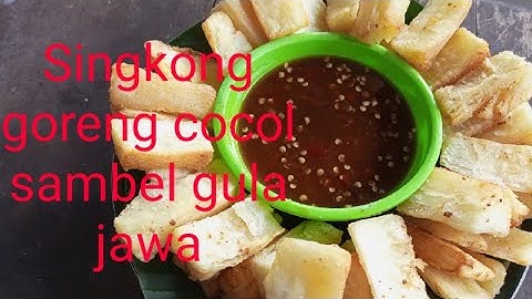 Singkong Goreng Cocol Sambal