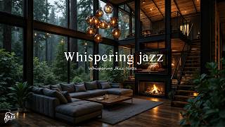 Elegant Forest Retreat Jazz 🔥 Soft Jazz Notes With Fireplace Ambience For Relaxation & Focus screenshot 4