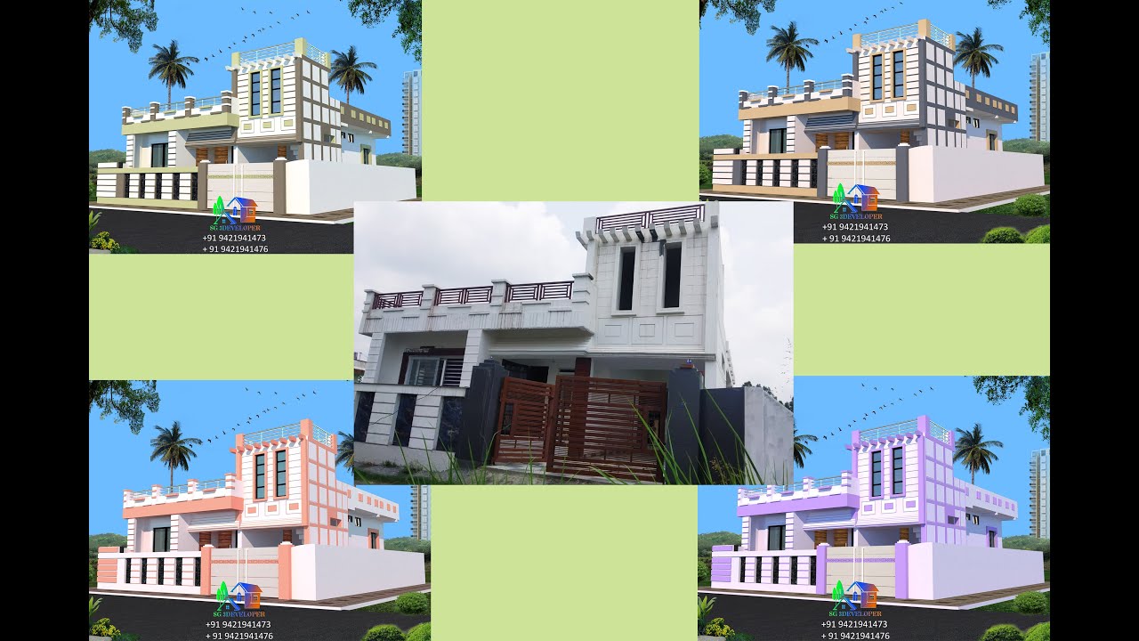 Paint Ideas For Small House Design 2 Different Type Color