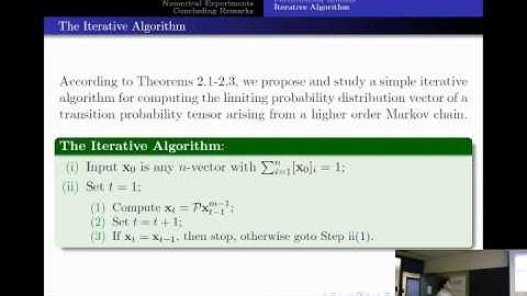 The Theoretical & Numerical Analysis for the Limiting Probability Vector - Wen Li