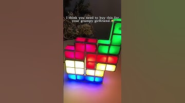 Perfect Gift for Tetris Fans #lamp #tetrislight #led #fok