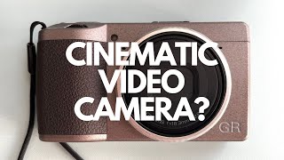 RICOH GRIII as a Cinematic Video Camera?