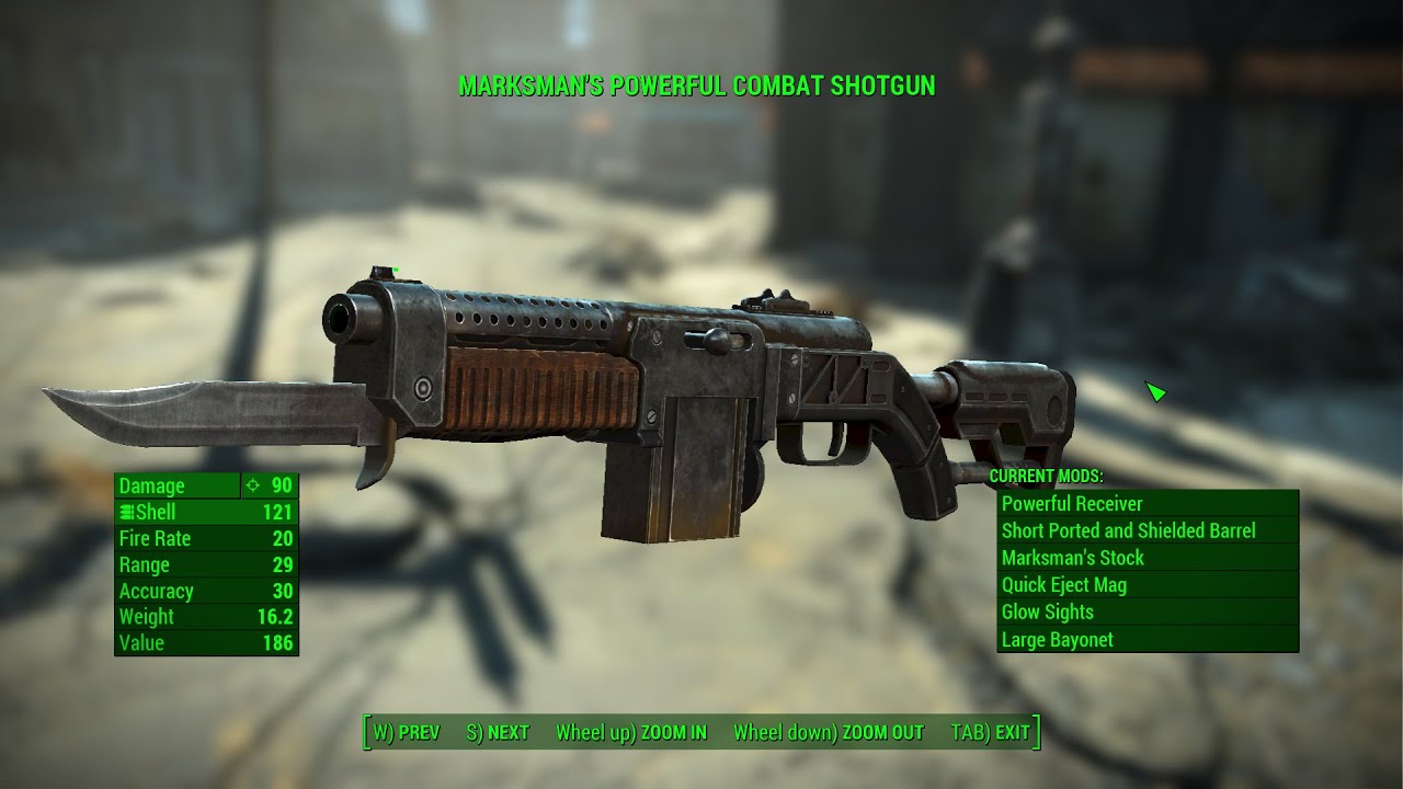 fallout 4 explosive combat shotgun