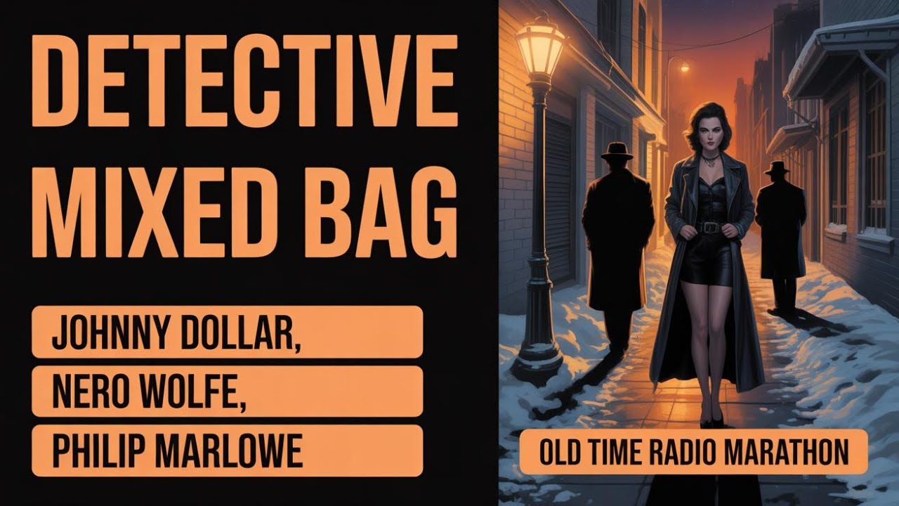 Detective Legends Mix | Bob Bailey Nero Wolfe Philip Marlowe | OTR Marathon
